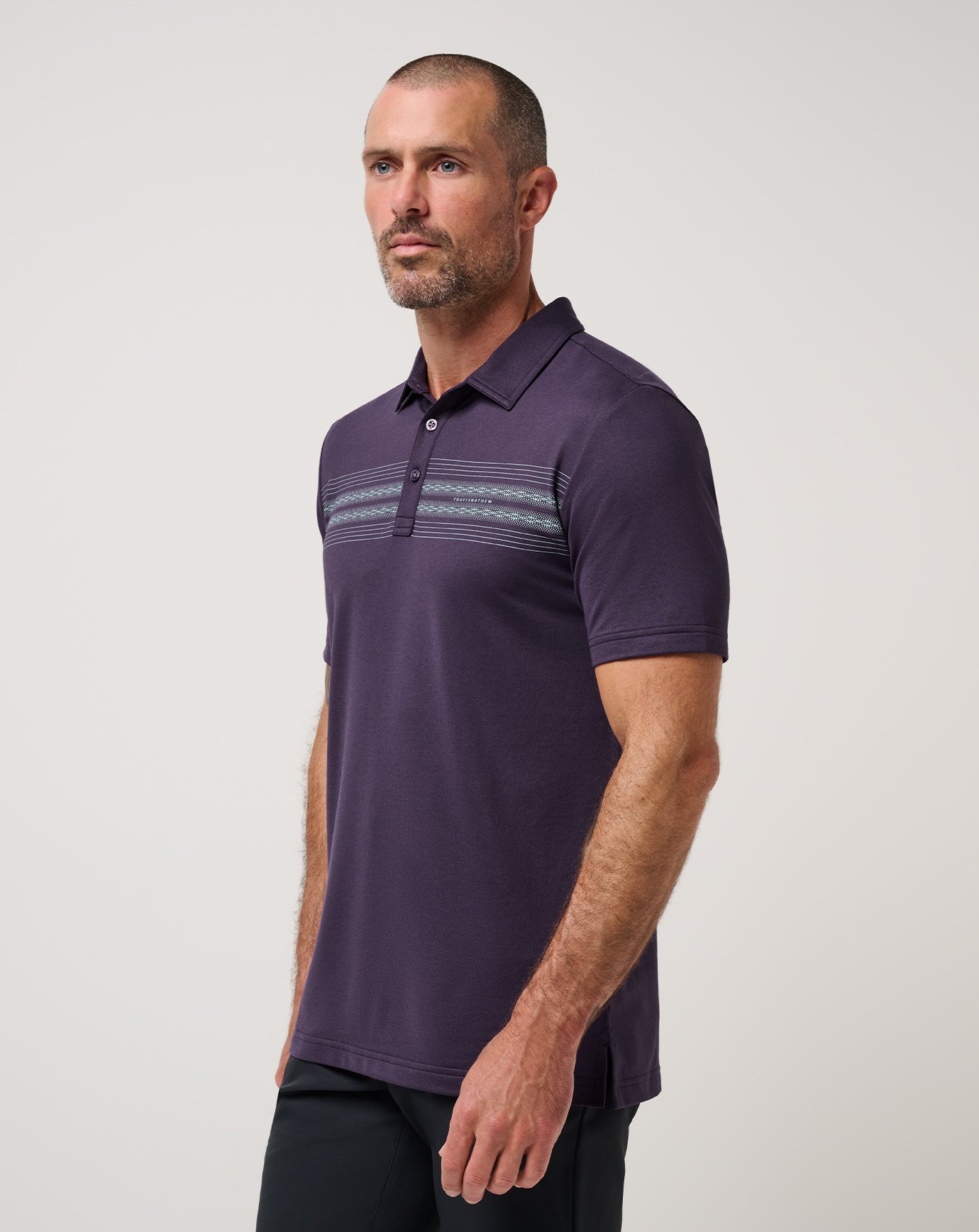 Featherweight Chest Stripe Polo - Image 2