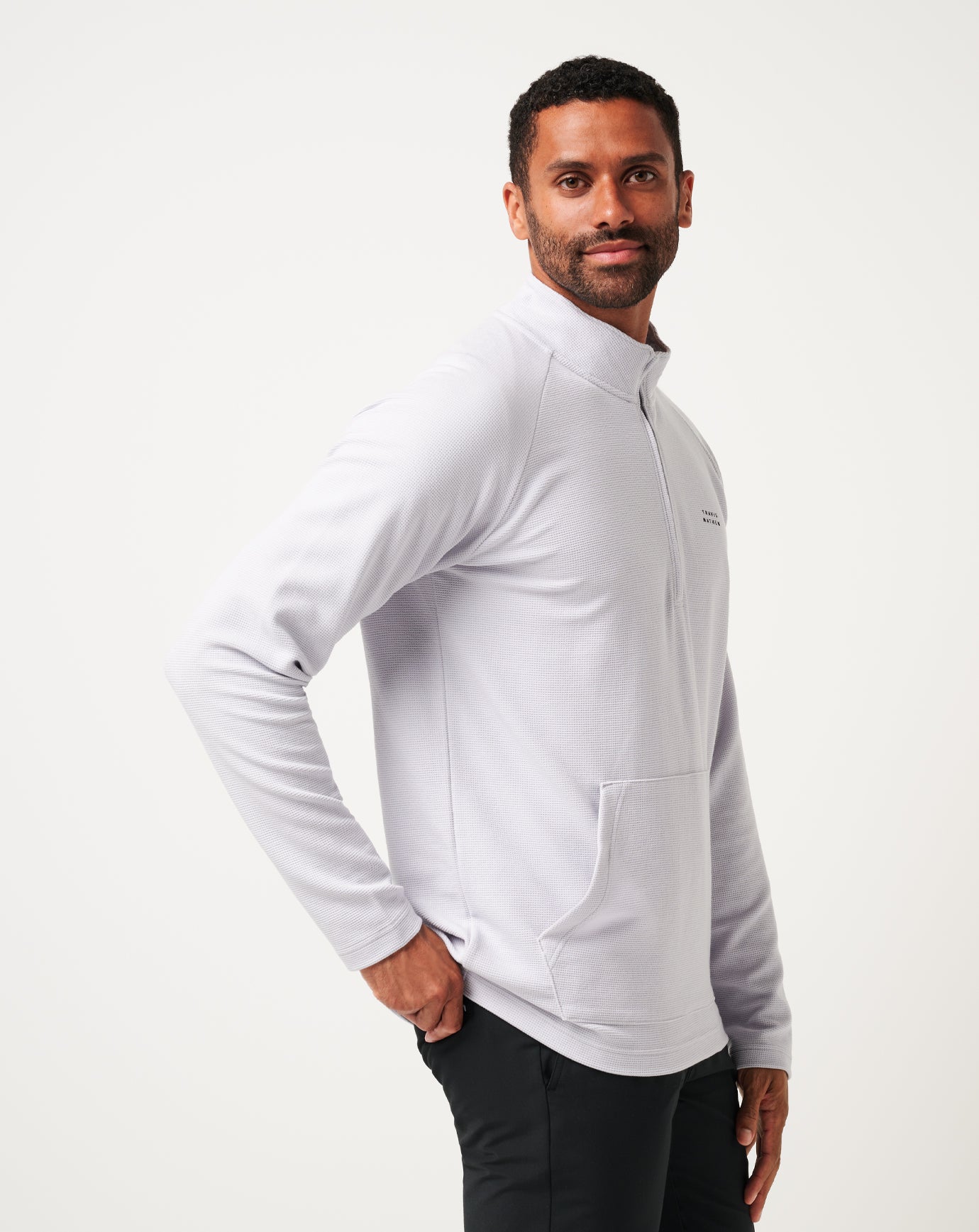 Performance Waffle Quarter Zip - Image 3