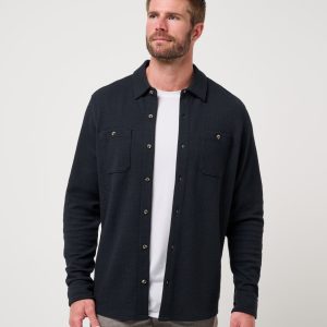 Cloud Waffle Shirt Jacket