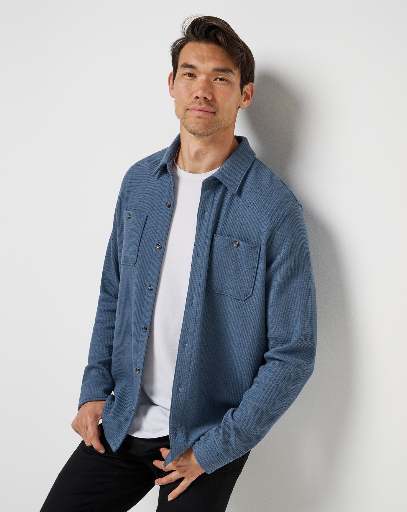 Cloud Waffle Shirt Jacket - Image 6