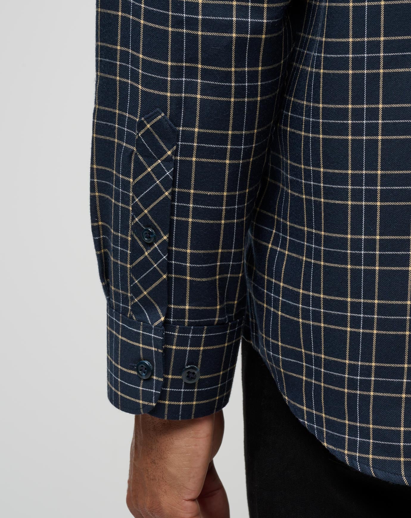 Cloud Flannel Plaid Button-Up - Image 5