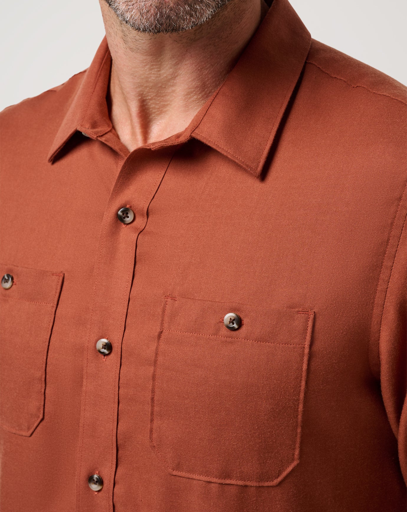 Cloud Flannel Button-Up - Image 4
