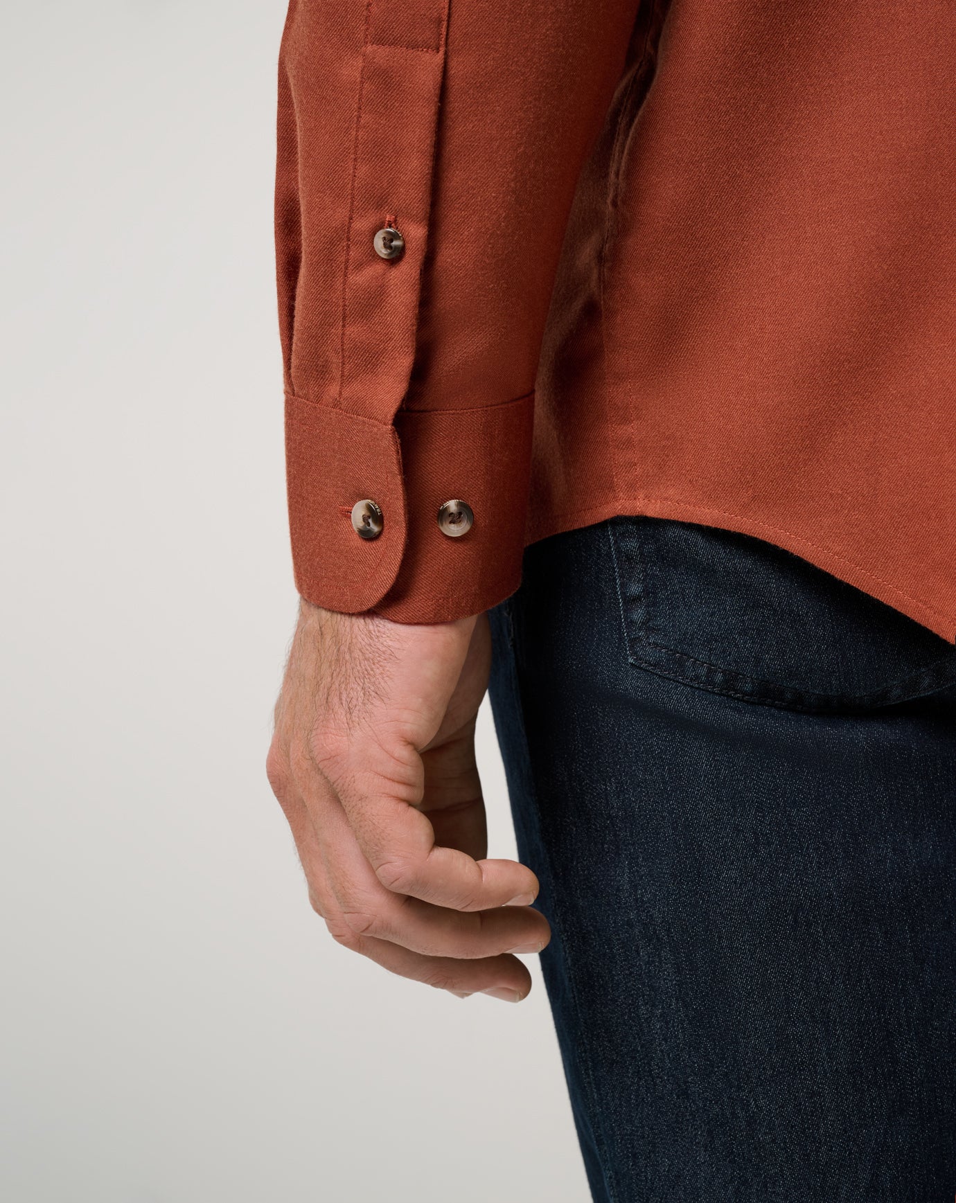 Cloud Flannel Button-Up - Image 5