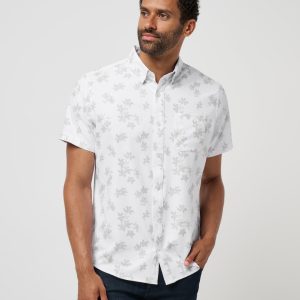 Mist On The Lake Button-Up