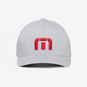Red White Iconic Snapback Hat