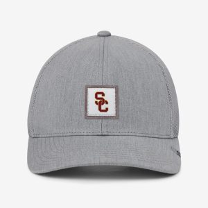 USC Leather Patch Snapback Hat