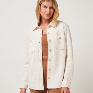 Diamond Quilted Shacket