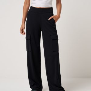 Friday Doubleknit Utility Wide Leg Pant