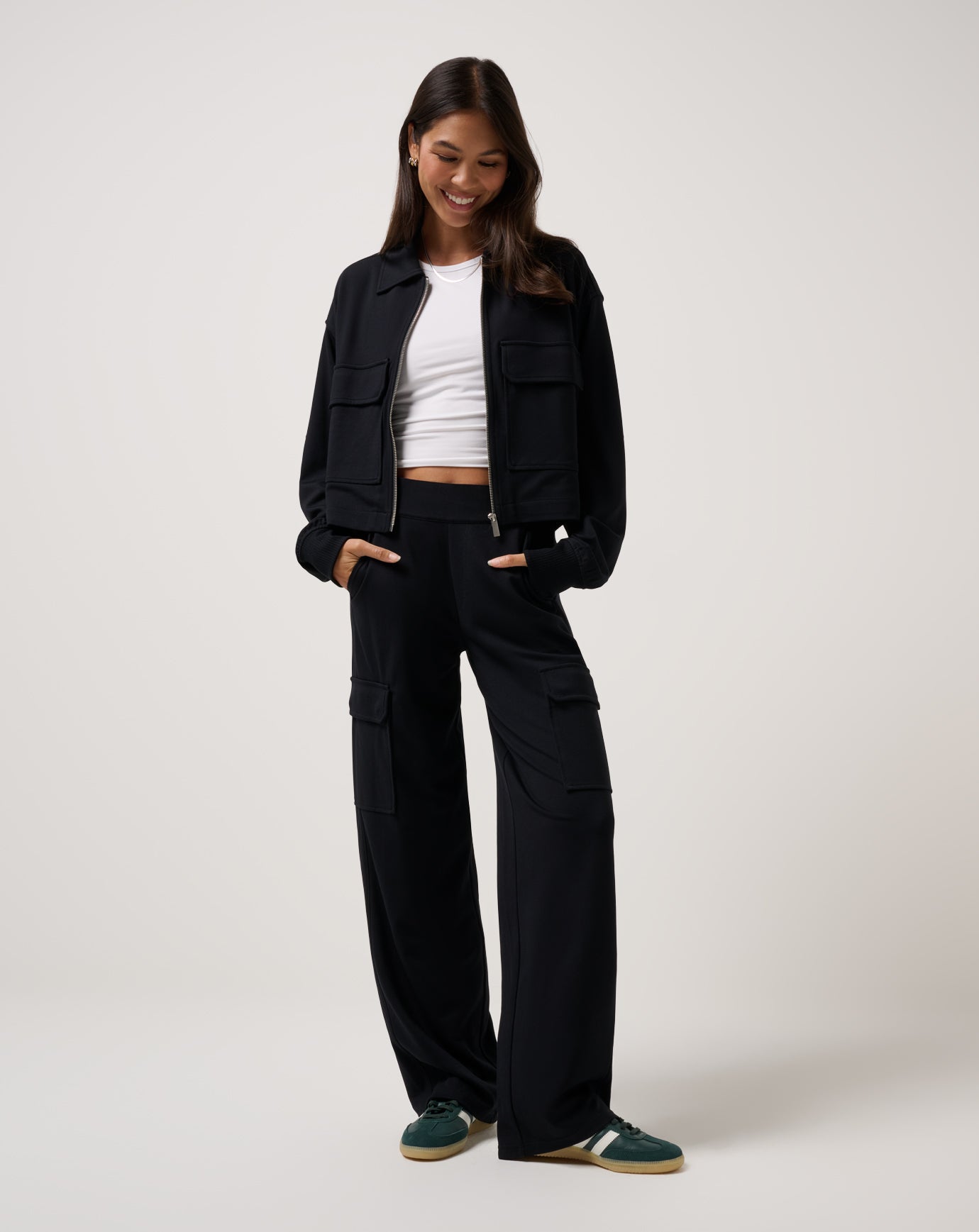 Friday Doubleknit Utility Wide Leg Pant - Image 5