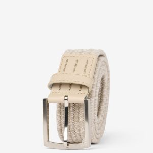 Popsicle Stretch Woven Leather Belt