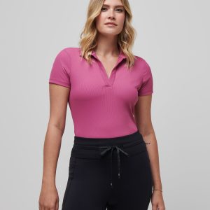 Moveknit Vneck Polo