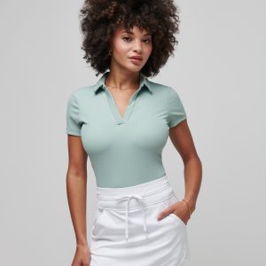 Moveknit Vneck Polo